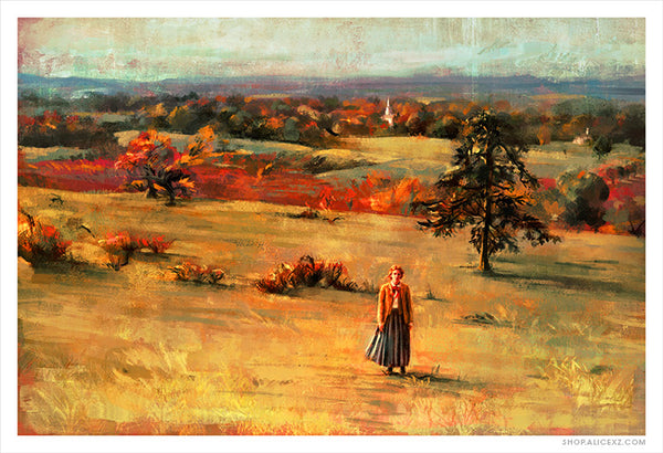 Alice レタリング額装 A Little Pioneer