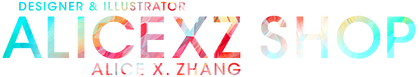 ALICEXZ SHOP Alice X. Zhang Logo